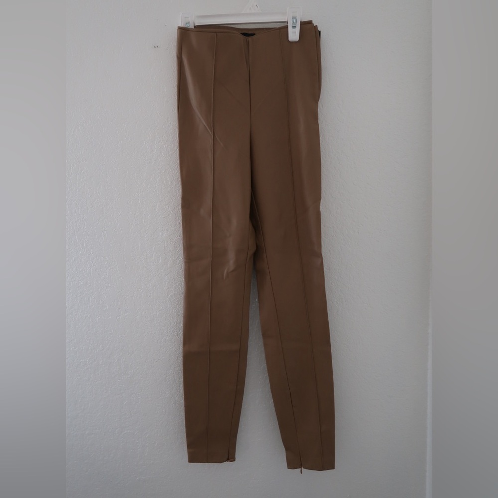 Chic Zara Faux leather pants- Size XS